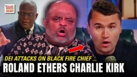 Roland rips racist college drop Charlie Kirk for DEI attacks on Black fire chief