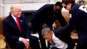 Trump Post AI Picture of Obama Being Arrested