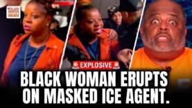 Black NYC Woman Rebukes Masked ICE Agent in Explosive Confrontation.
