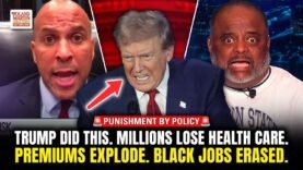 Cory Booker Warns of Trump’s Twin Tsunami. Health Care Gutted. Black America Targeted.