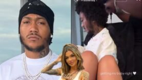 Lil Meech EXPOSED Again By Celina Powell & POSTED While Getting HAIR BRAIDED “My Bae..