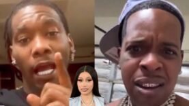 Offset RESPONDS To Finesse2tymes DISSSING Him & Cardi B comments “BBbl STUD..